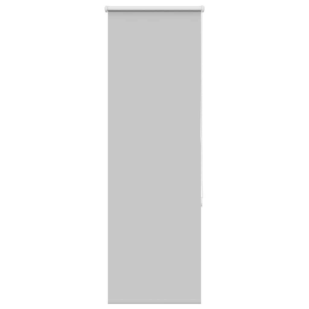 vidaXL Roller Blind Blackout Light Grey 45x175 cm Fabric Width 40.7 cm Polyester