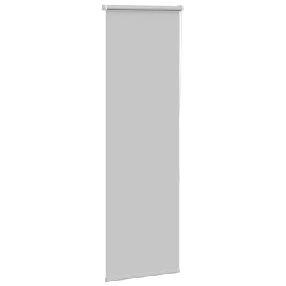 vidaXL Roller Blind Blackout Light Grey 45x175 cm Fabric Width 40.7 cm Polyester