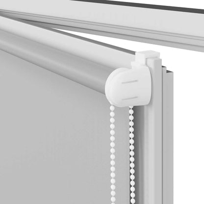 vidaXL Roller Blind Blackout Light Grey 75x175 cm Fabric Width 70.7 cm
