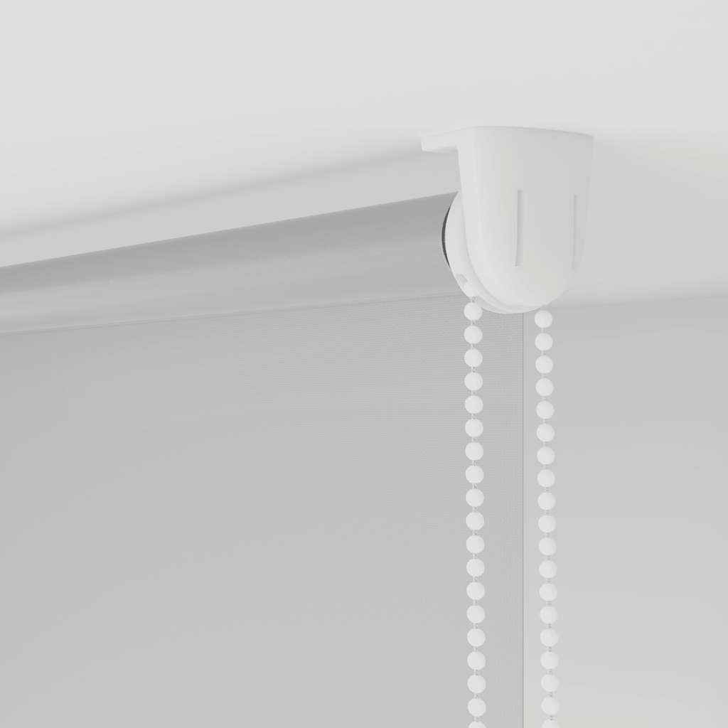 vidaXL Roller Blind Blackout Light Grey 75x175 cm Fabric Width 70.7 cm