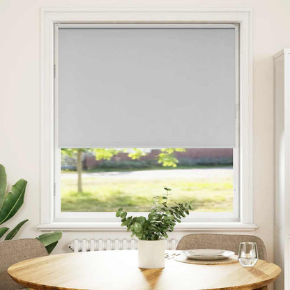 vidaXL Roller Blind Blackout Light Grey 95x175 cm Fabric Width 90.7 cm