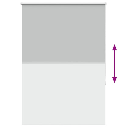 vidaXL Roller Blind Blackout Light Grey 95x175 cm Fabric Width 90.7 cm Polyester