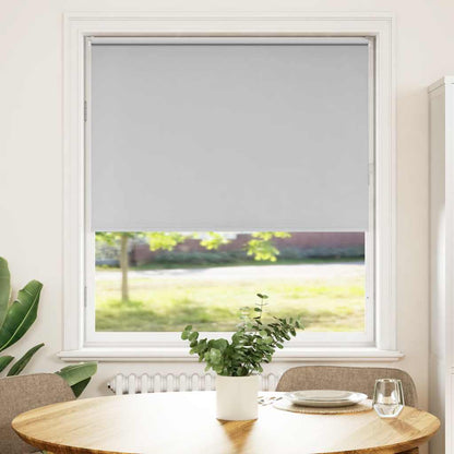 vidaXL Roller Blind Blackout Light Grey 115x175cm Fabric Width 110.7cm