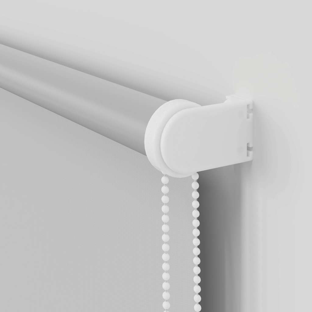 vidaXL Roller Blind Blackout Light Grey 130x175cm Fabric Width 126.6cm