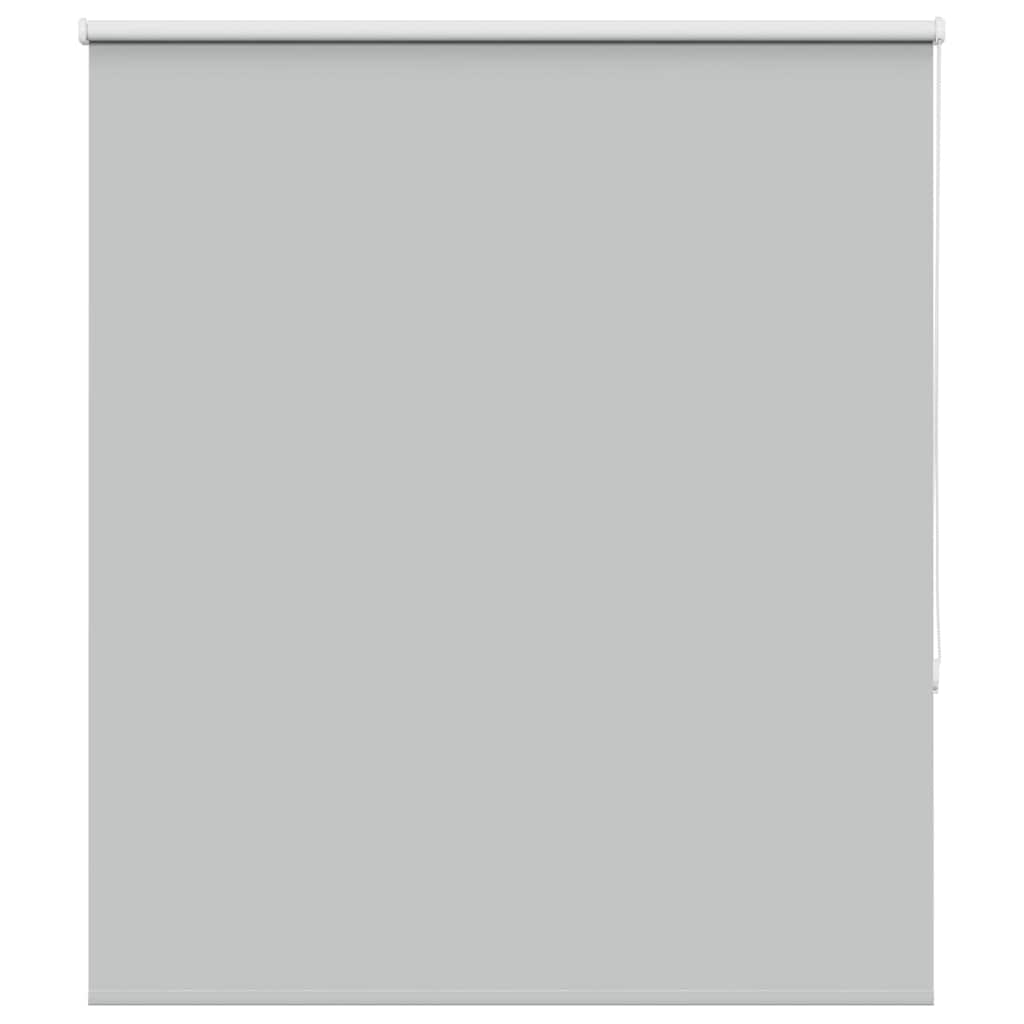 vidaXL Roller Blind Blackout Light Grey 140x175 cm Fabric Width 136.6 cm Polyester