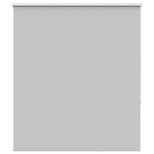 vidaXL Roller Blind Blackout Light Grey 140x175cm Fabric Width 136.6cm