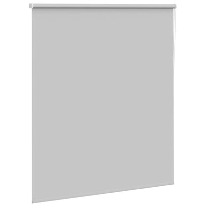 vidaXL Roller Blind Blackout Light Grey 140x175 cm Fabric Width 136.6 cm Polyester