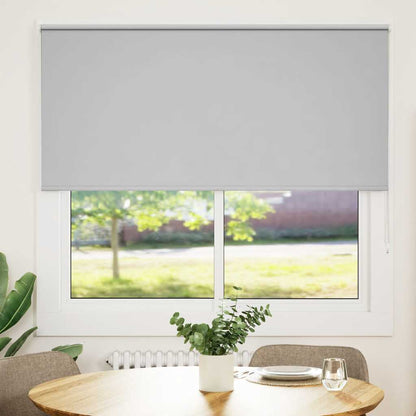 vidaXL Roller Blind Blackout Light Grey 145x175cm Fabric Width 141.6cm