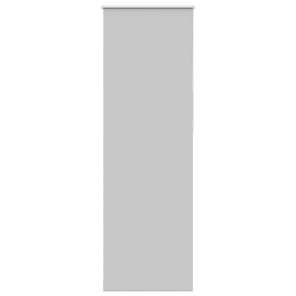 vidaXL Roller Blind Blackout Light Grey 65x210 cm Fabric Width 60.7 cm Polyester