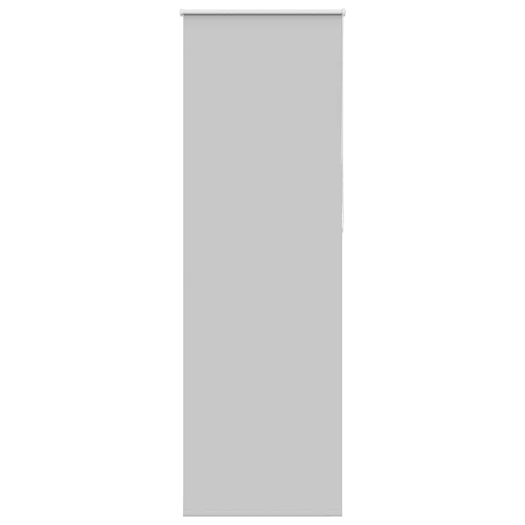 vidaXL Roller Blind Blackout Light Grey 80x210 cm Fabric Width 75.7 cm