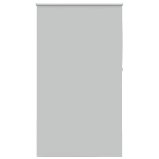 vidaXL Roller Blind Blackout Light Grey 130x210cm Fabric Width 126.6cm