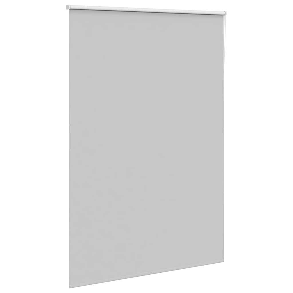 vidaXL Roller Blind Blackout Light Grey 150x210 cm Fabric Width 146.6 cm Polyester