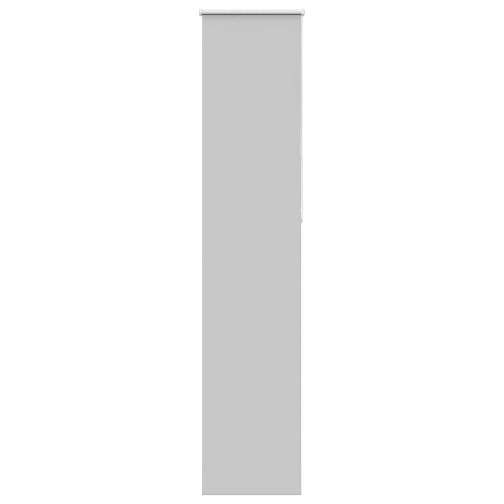 vidaXL Roller Blind Blackout Light Grey 40x230 cm Fabric Width 35.7 cm Polyester