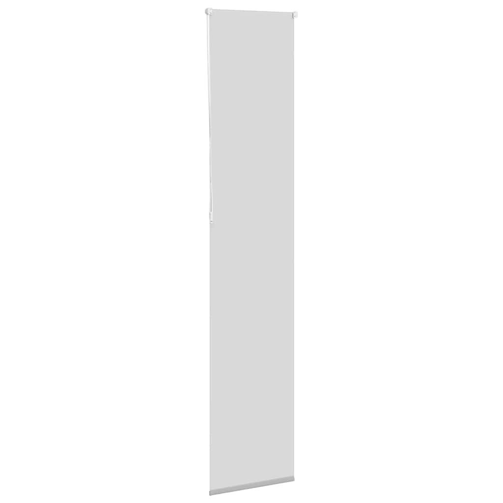 vidaXL Roller Blind Blackout Light Grey 40x230 cm Fabric Width 35.7 cm Polyester