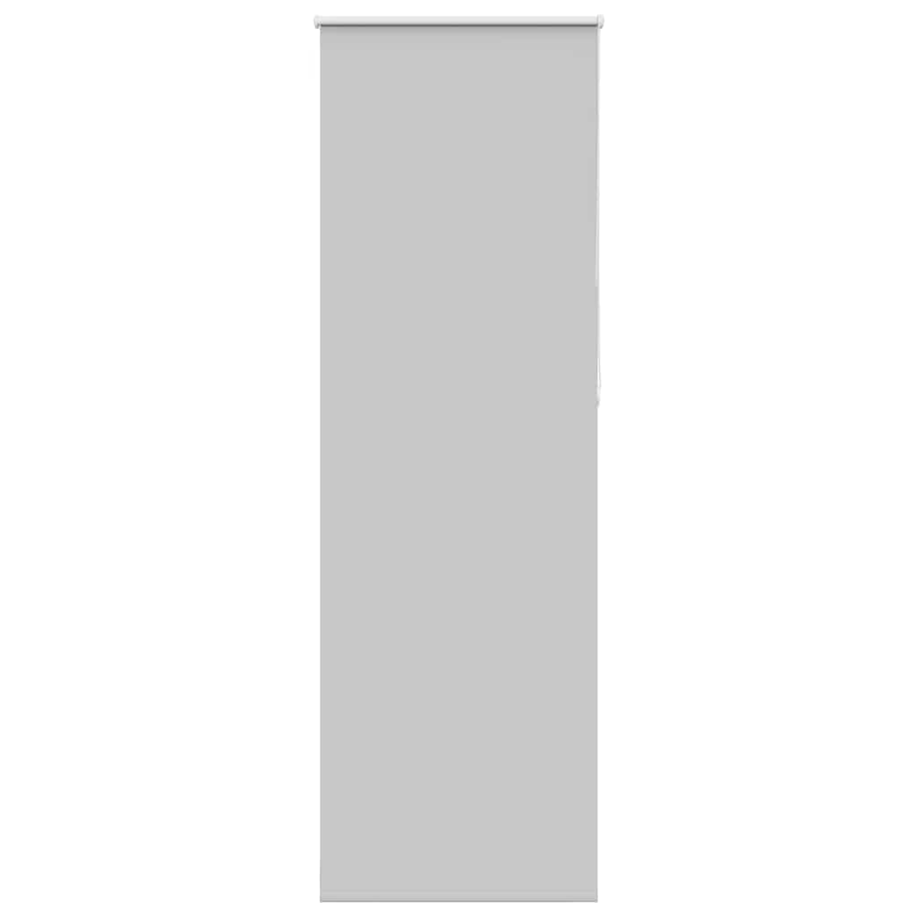vidaXL Roller Blind Blackout Light Grey 65x230 cm Fabric Width 60.7 cm