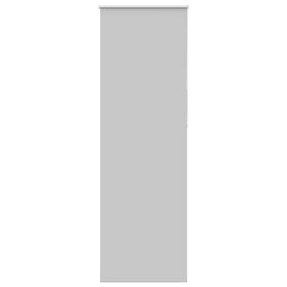 vidaXL Roller Blind Blackout Light Grey 65x230 cm Fabric Width 60.7 cm