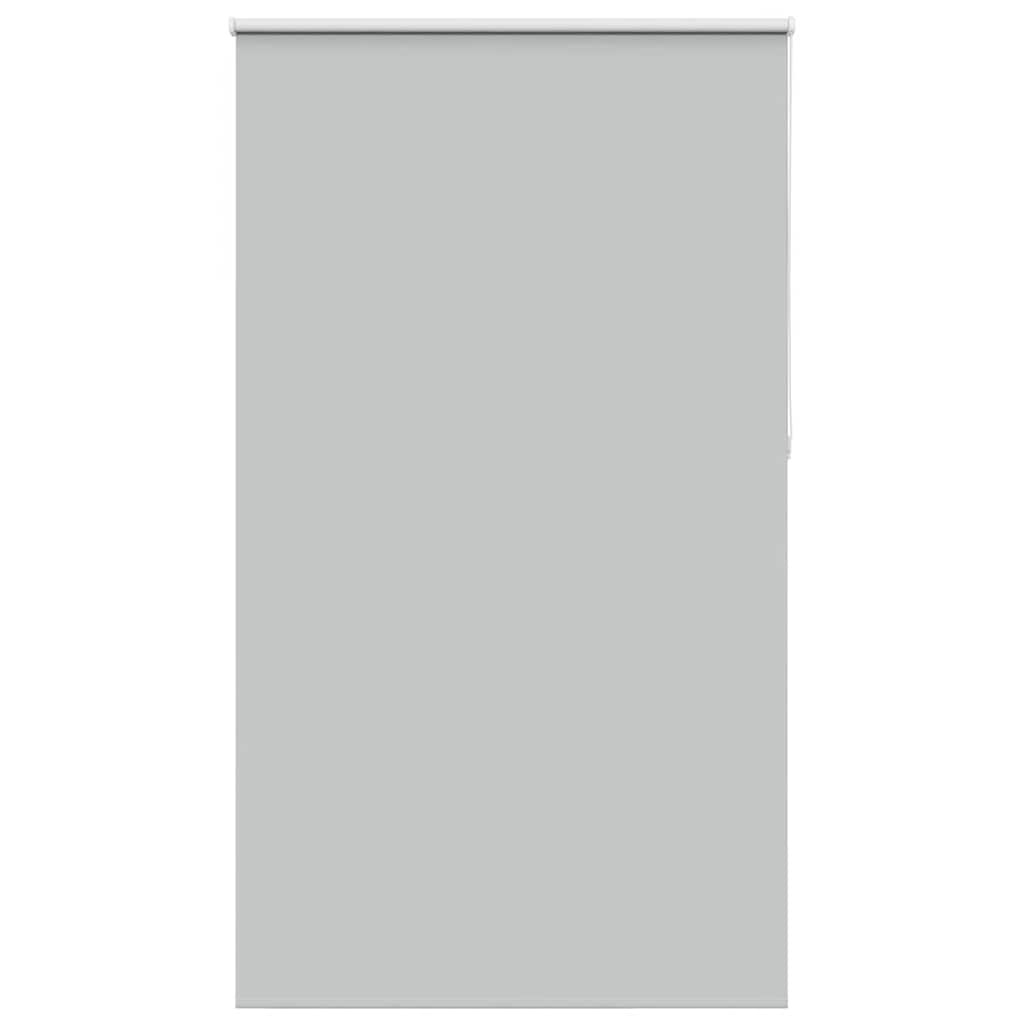 vidaXL Roller Blind Blackout Light Grey 130x230 cm Fabric Width 126.6 cm Polyester