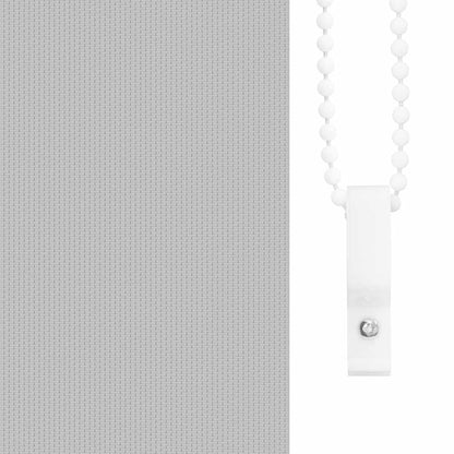 vidaXL Roller Blind Blackout Light Grey 130x230 cm Fabric Width 126.6 cm Polyester