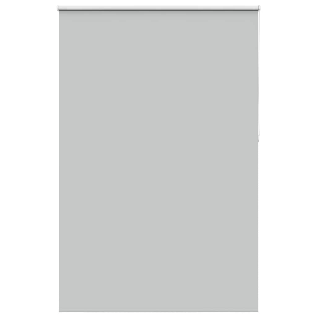 vidaXL Roller Blind Blackout Light Grey 145x230 cm Fabric Width 141.6 cm Polyester
