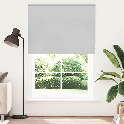 vidaXL Roller Blind Blackout Light Grey 150x230cm Fabric Width 146.6cm