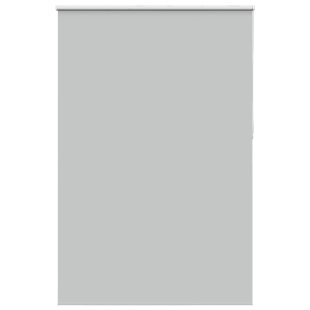 vidaXL Roller Blind Blackout Light Grey 165x230 cm Fabric Width 161.6 cm Polyester