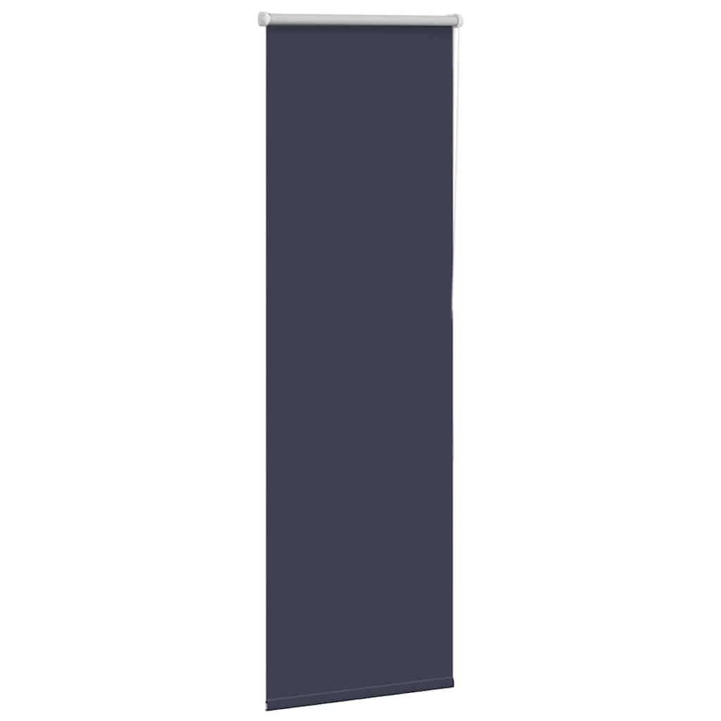 vidaXL Roller Blind Blackout Marine 50x130 cm Fabric Width 45.7 cm Polyester