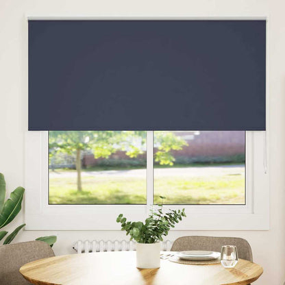 vidaXL Roller Blind Blackout Marine 160x130 cm Fabric Width 156.6 cm