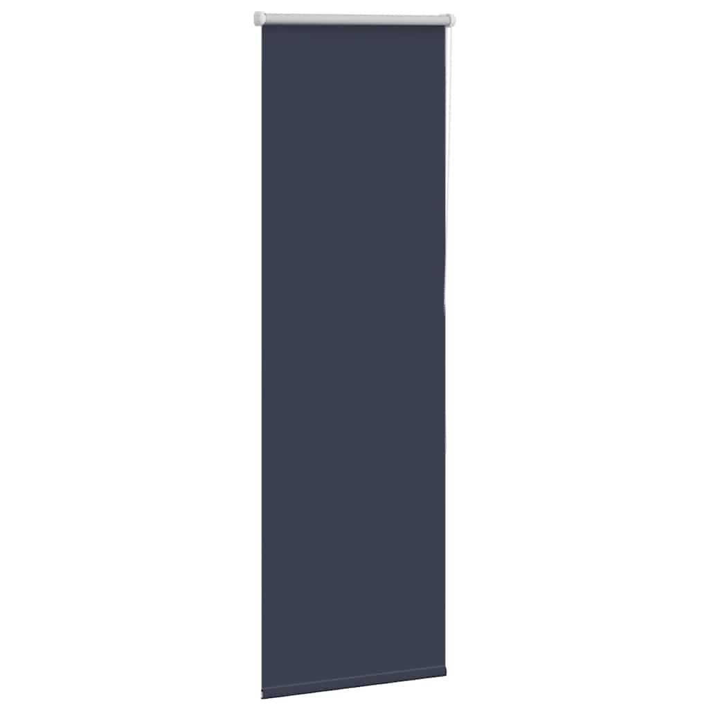 vidaXL Roller Blind Blackout Marine 40x150 cm Fabric Width 35.7 cm Polyester