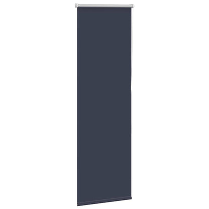 vidaXL Roller Blind Blackout Marine 55x150 cm Fabric Width 50.7 cm