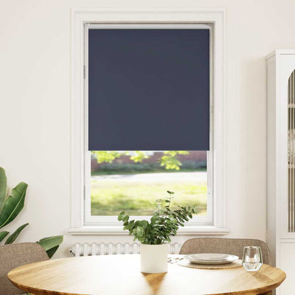 vidaXL Roller Blind Blackout Marine 65x150 cm Fabric Width 60.7 cm Polyester