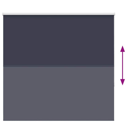 vidaXL Roller Blind Blackout Marine 150x150 cm Fabric Width 146.6 cm Polyester