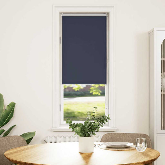 vidaXL Roller Blind Blackout Marine 40x175 cm Fabric Width 35.7 cm