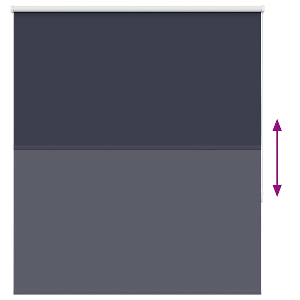 vidaXL Roller Blind Blackout Marine 135x175 cm Fabric Width 131.6 cm Polyester