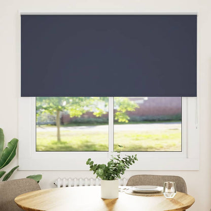 vidaXL Roller Blind Blackout Marine 160x175 cm Fabric Width 156.6 cm