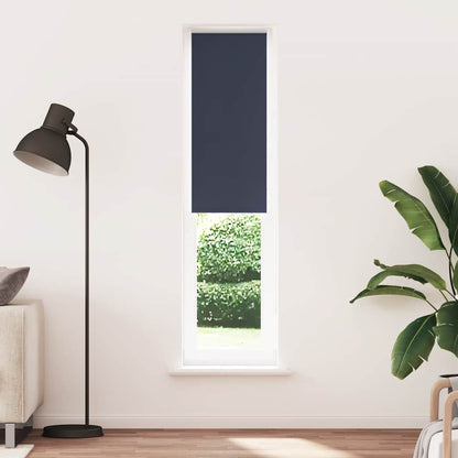vidaXL Roller Blind Blackout Marine 40x210 cm Fabric Width 35.7 cm Polyester
