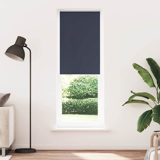 vidaXL Roller Blind Blackout Marine 75x210 cm Fabric Width 70.7 cm Polyester