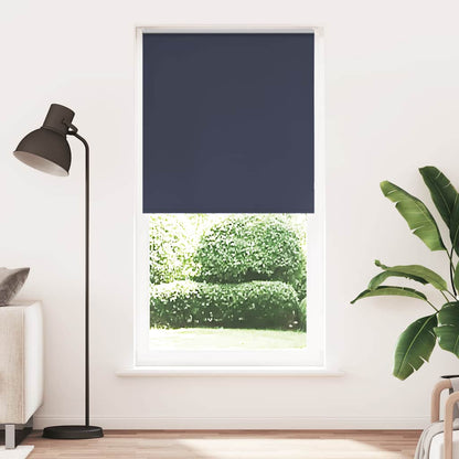 vidaXL Roller Blind Blackout Marine 90x210 cm Fabric Width 85.7 cm Polyester