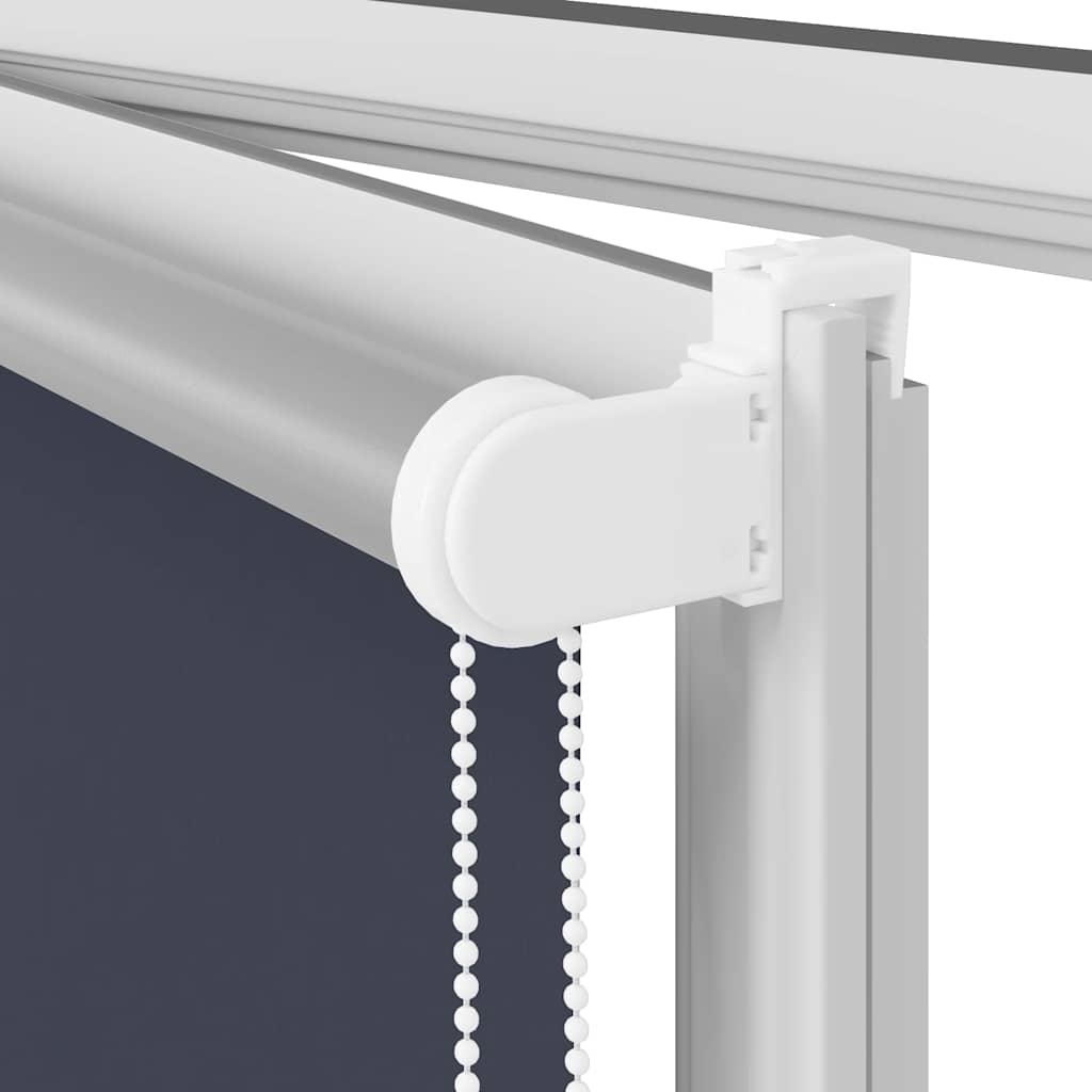 vidaXL Roller Blind Blackout Marine 130x210 cm Fabric Width 126.6 cm Polyester