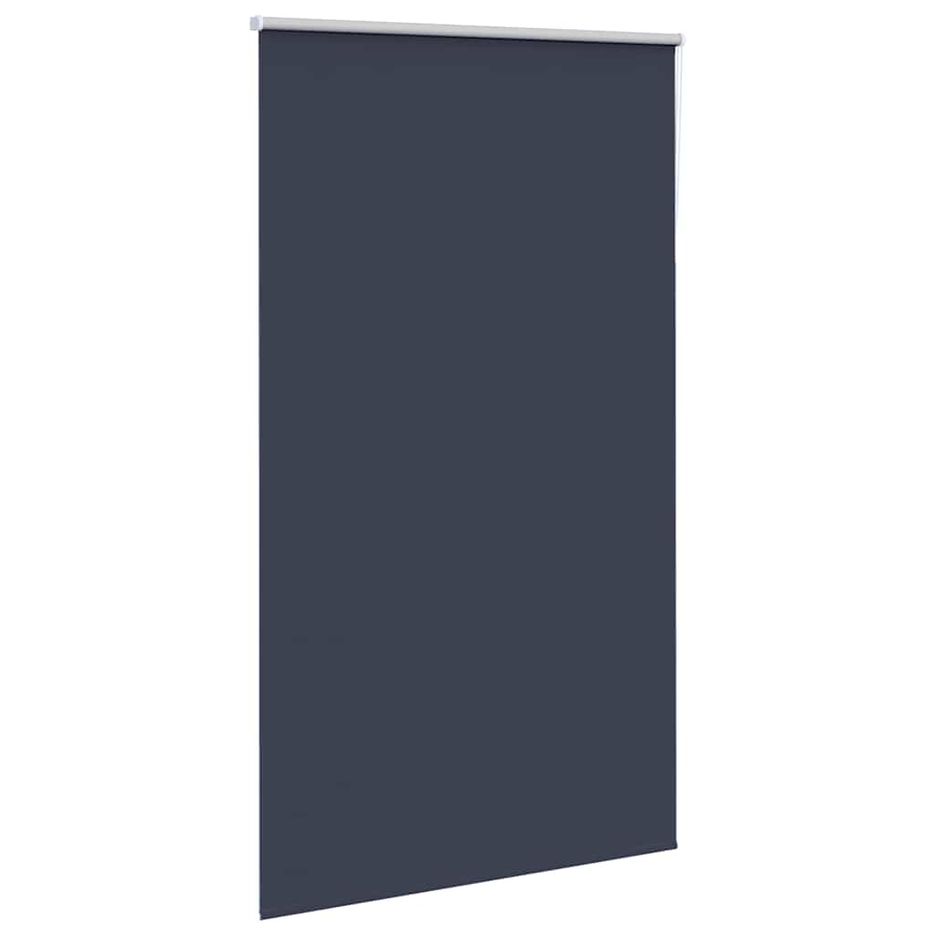 vidaXL Roller Blind Blackout Marine 130x210 cm Fabric Width 126.6 cm Polyester