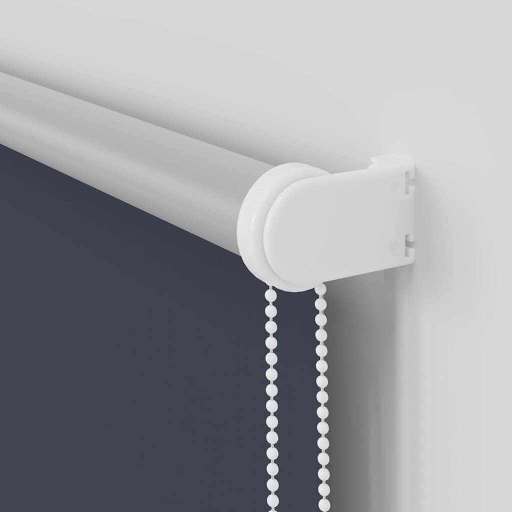 vidaXL Roller Blind Blackout Marine 125x230 cm Fabric Width 121.6 cm