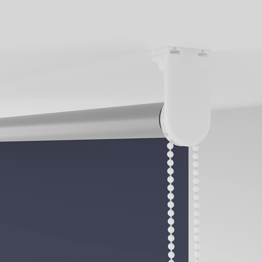 vidaXL Roller Blind Blackout Marine 125x230 cm Fabric Width 121.6 cm