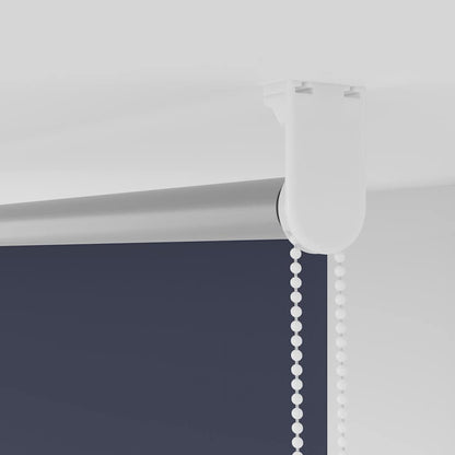 vidaXL Roller Blind Blackout Marine 125x230 cm Fabric Width 121.6 cm