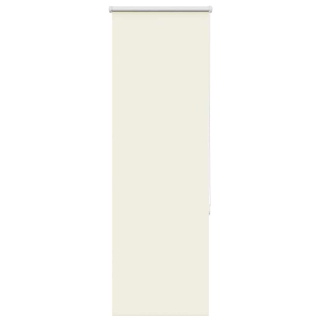 vidaXL Roller Blind Blackout Off White 55x130 cm Fabric Width 50.7 cm
