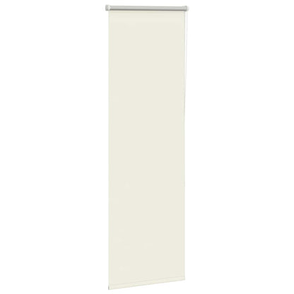 vidaXL Roller Blind Blackout Off White 55x130 cm Fabric Width 50.7 cm
