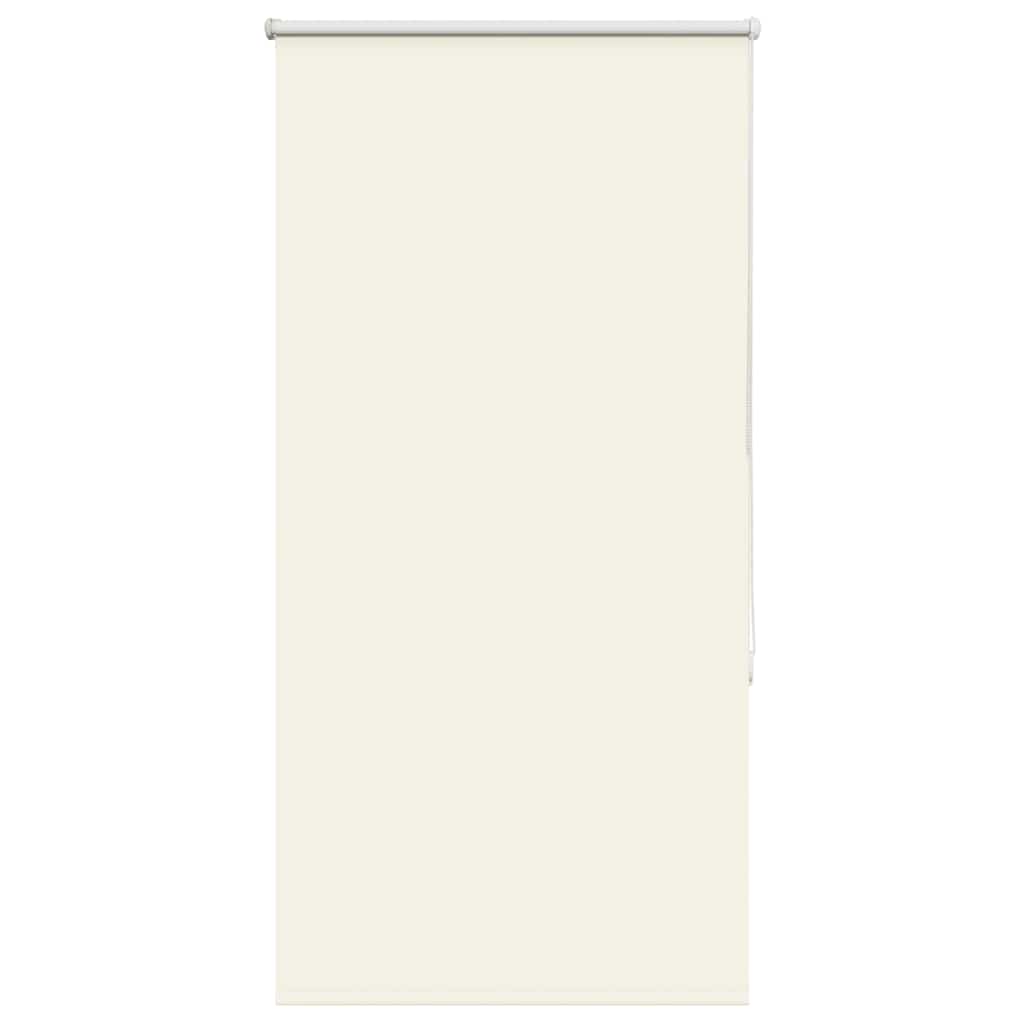 vidaXL Roller Blind Blackout Off White 65x130 cm Fabric Width 60.7 cm