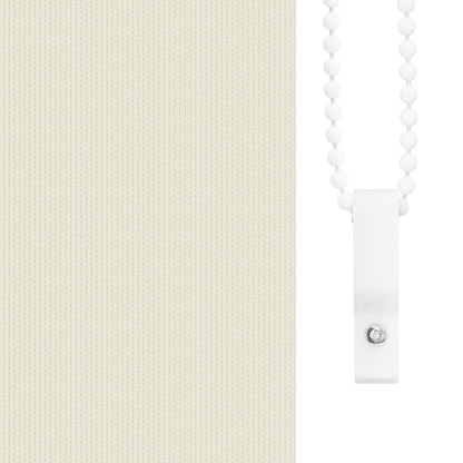vidaXL Roller Blind Blackout Off White 65x130 cm Fabric Width 60.7 cm