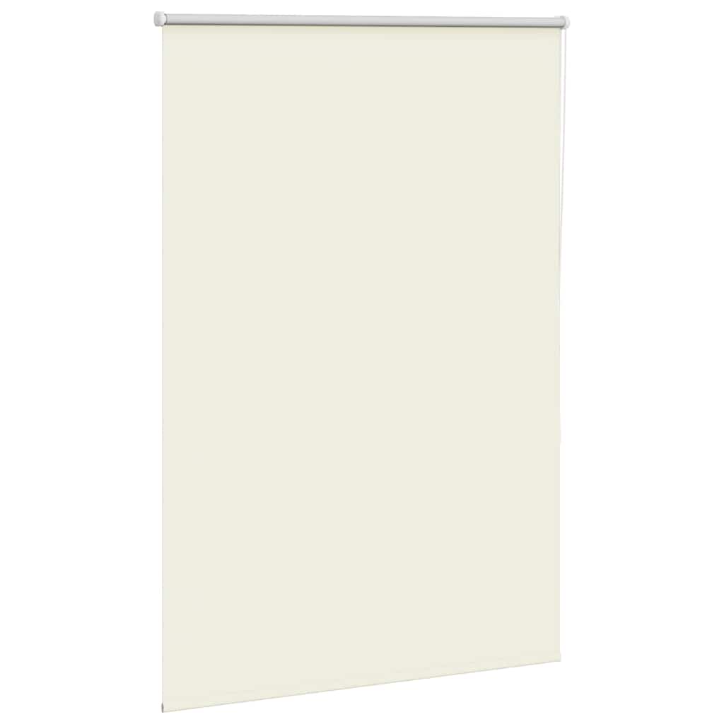 vidaXL Roller Blind Blackout Off White 95x130 cm Fabric Width 90.7 cm Polyester