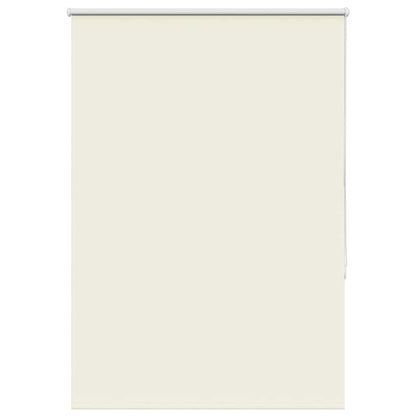 vidaXL Roller Blind Blackout Off White 105x130 cm Fabric Width 100.7 cm Polyester