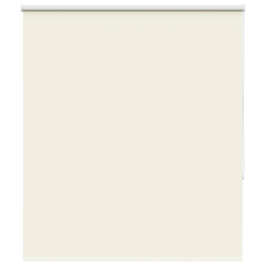 vidaXL Roller Blind Blackout Off White 125x130cm Fabric Width 121.6cm