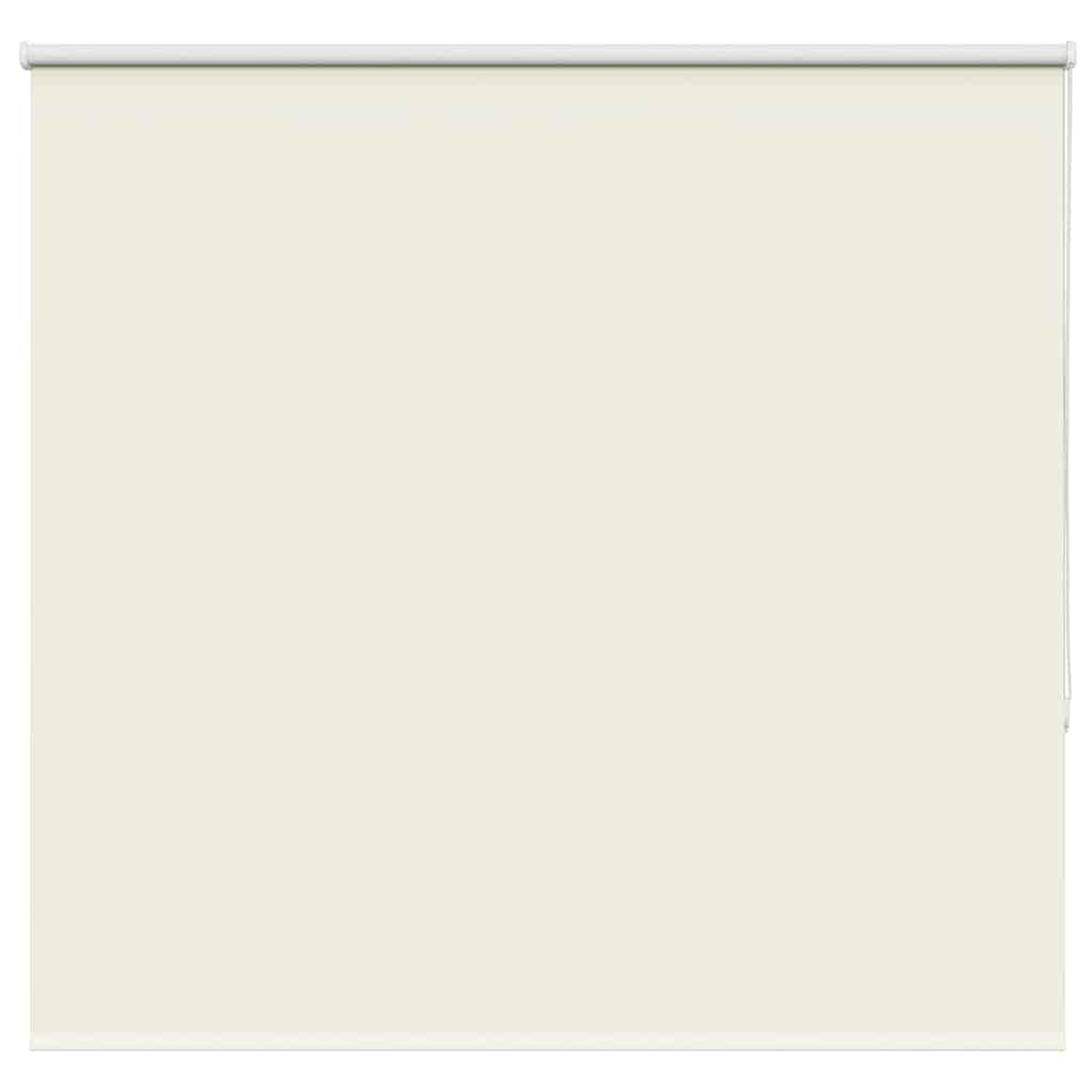 vidaXL Roller Blind Blackout Off White 150x130 cm Fabric Width 146.6 cm Polyester